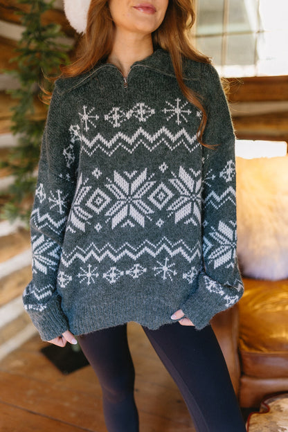 Maglione con albero di Natale