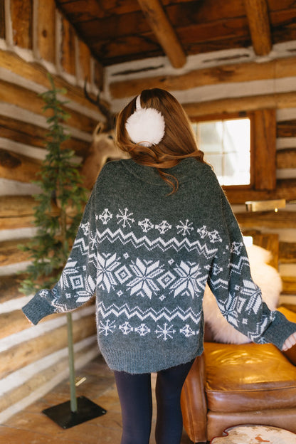 Maglione con albero di Natale