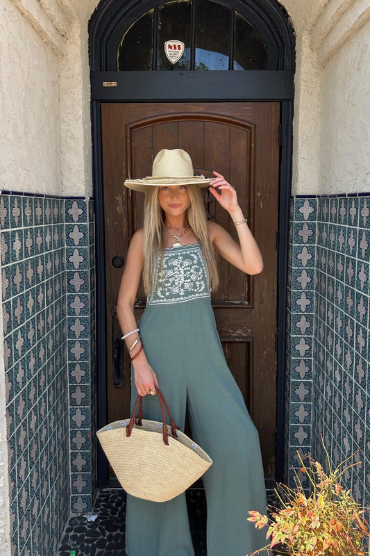 Tuta da giardino in serra