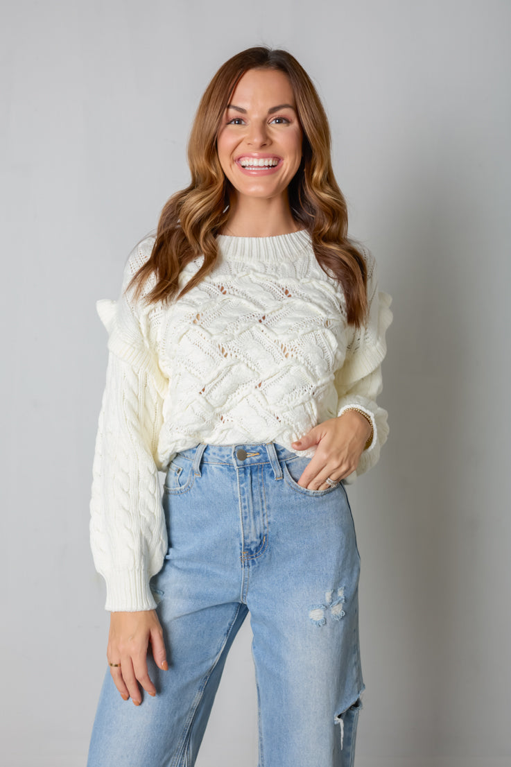 Maglione alla crema di marshmallow