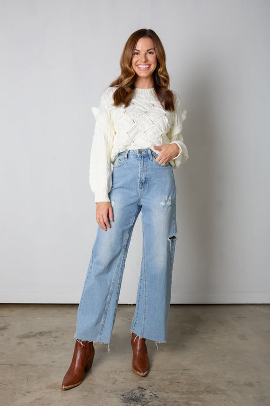 Maglione alla crema di marshmallow