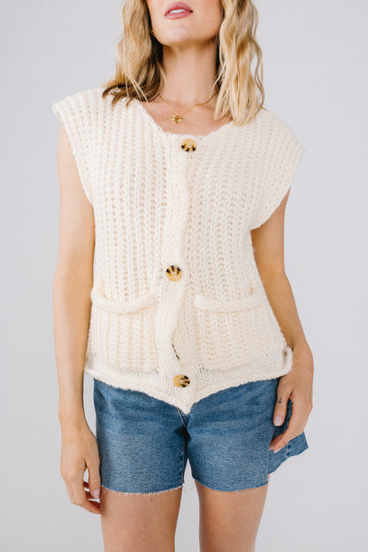 Cardigan con tavolozza di colori