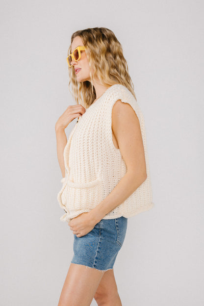 Cardigan con tavolozza di colori