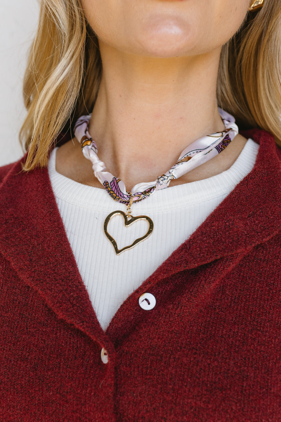 Collana con sciarpa Mandie