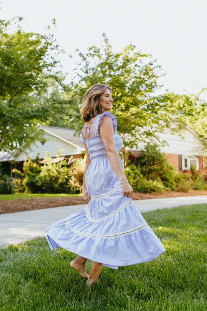 Abito midi soleggiato