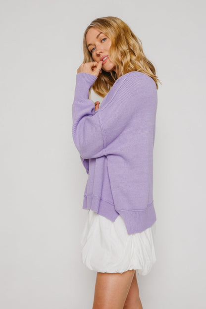 Maglione con cuori di caramella