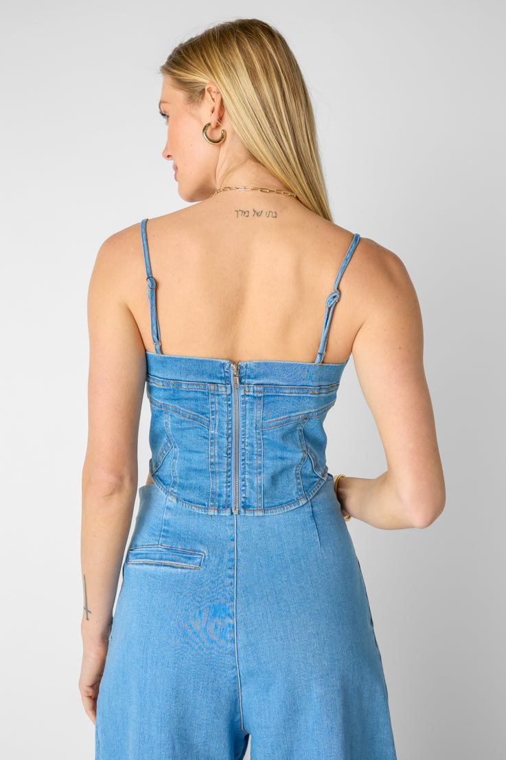 Top in denim Michelle