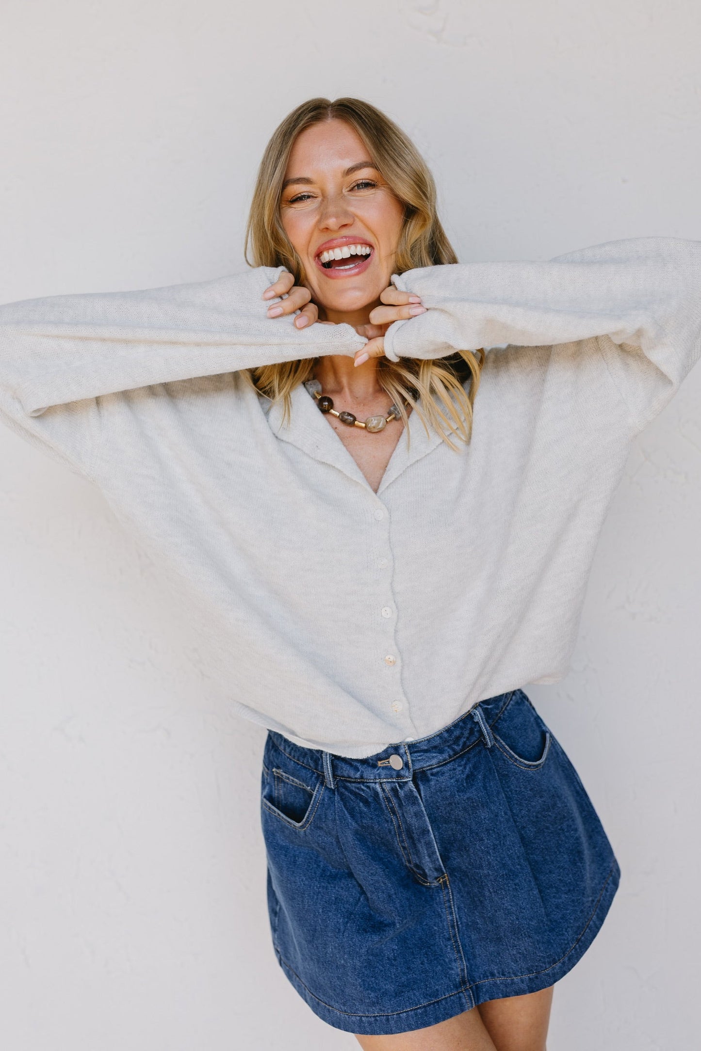 Cardigan Bundle - Blu, Giallo, Grigio