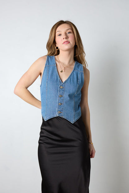 Gilet in denim Second Wind