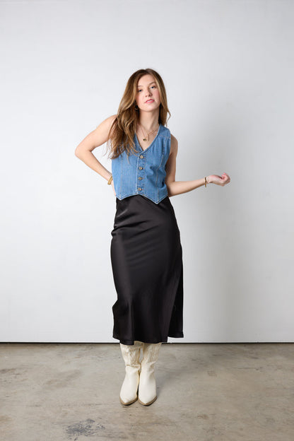 Gilet in denim Second Wind