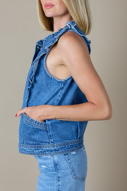 Gilet in denim Penny