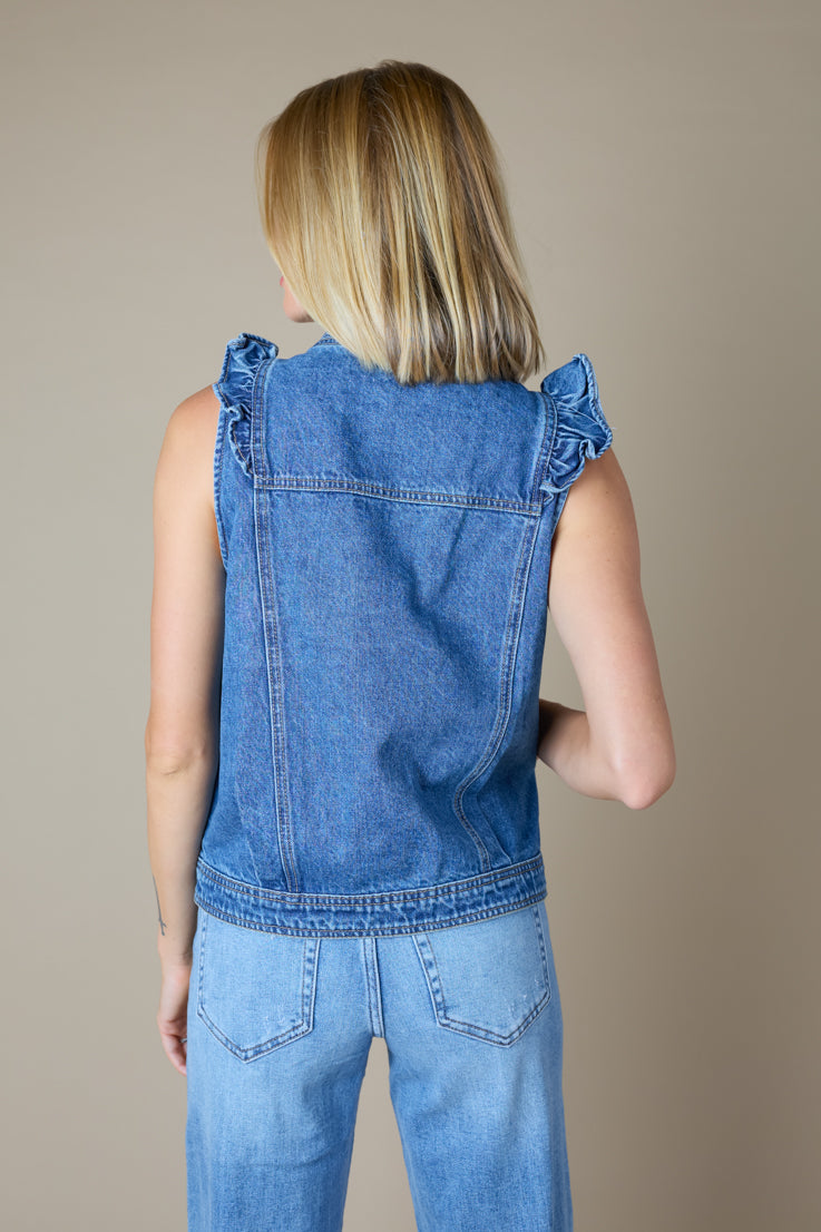 Gilet in denim Penny