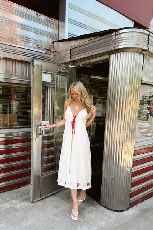 Abito con messaggio in bottiglia