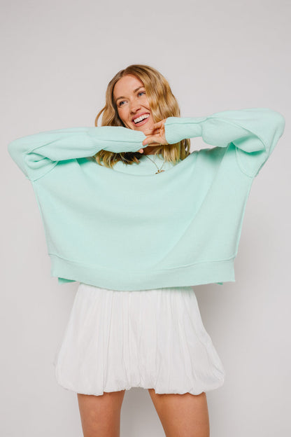 Maglione con cuori di caramella