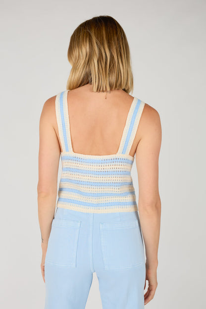 Top all'uncinetto Bowie