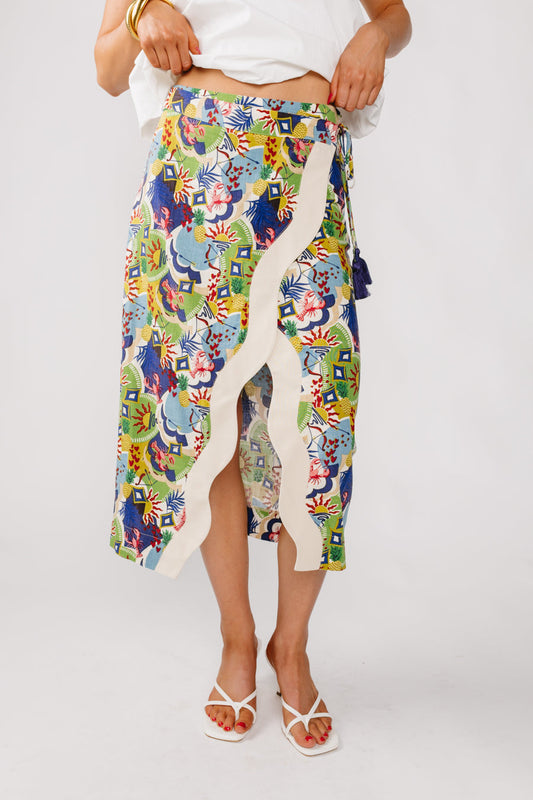 Gonna con fascino costiero