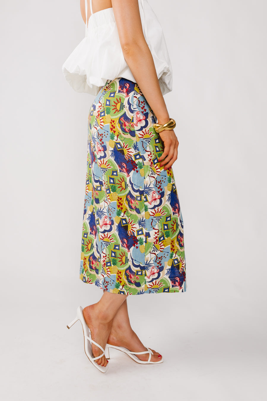 Gonna con fascino costiero