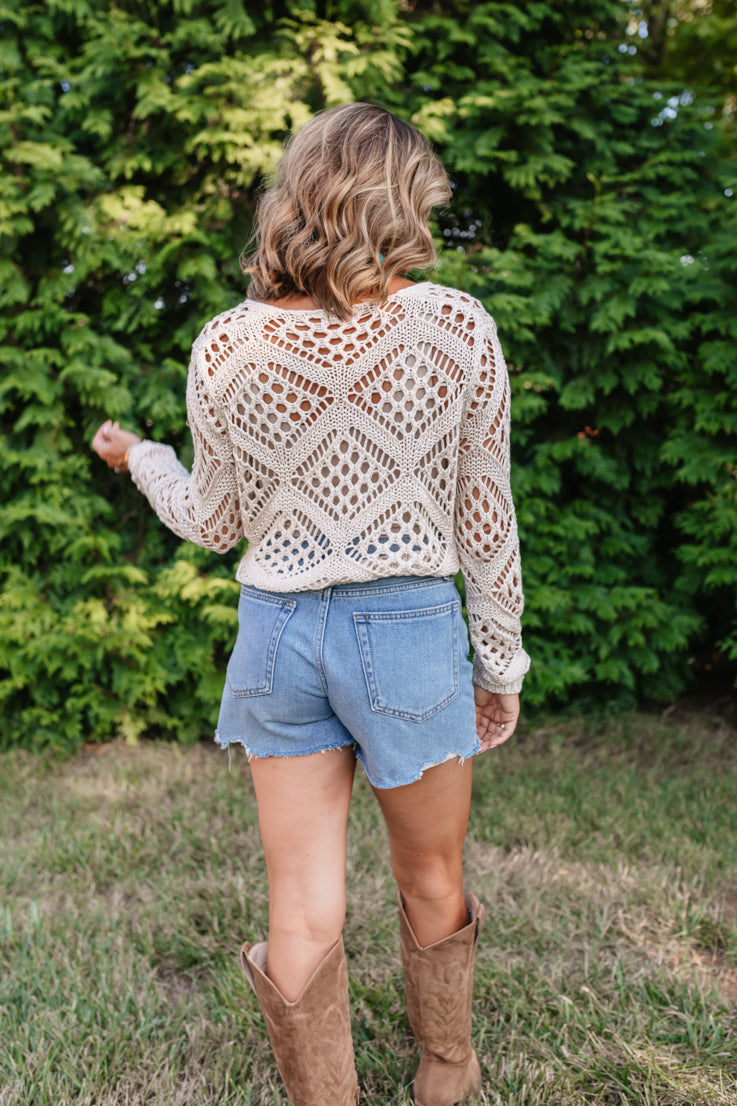 Top all'uncinetto Riverwalk