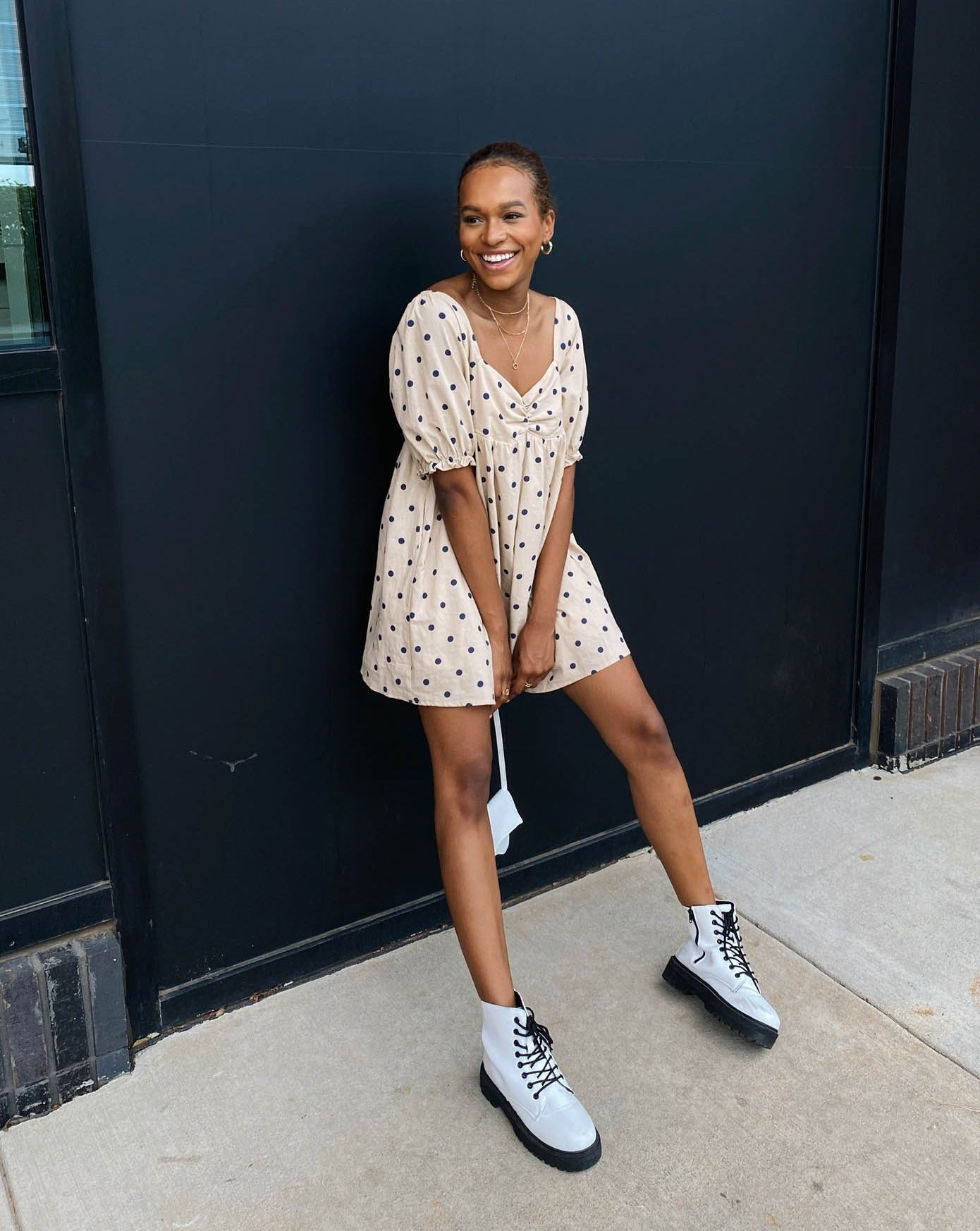 Abito da picnic al molo