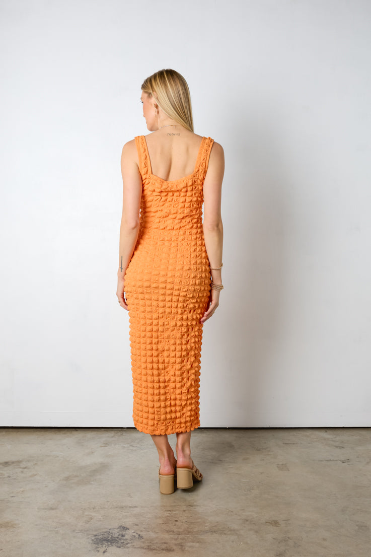 Abito midi Orange Groves