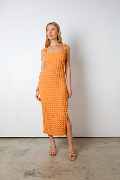 Abito midi Orange Groves