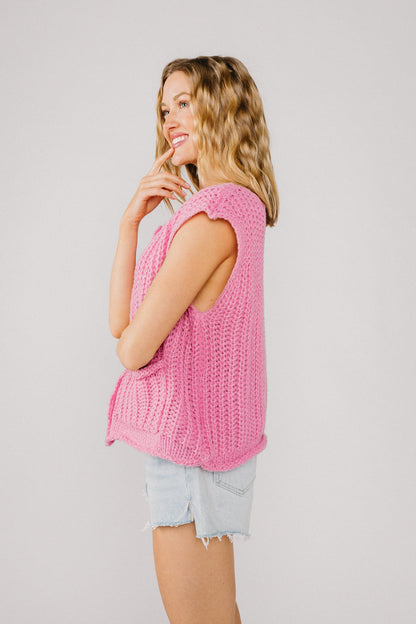 Cardigan con tavolozza di colori