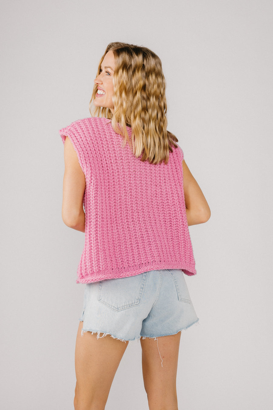 Cardigan con tavolozza di colori