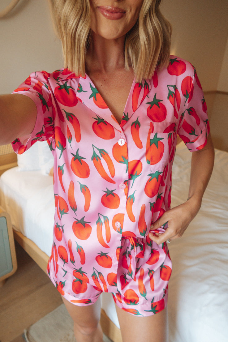 Top del pigiama attillato