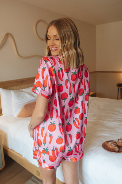 Top del pigiama attillato