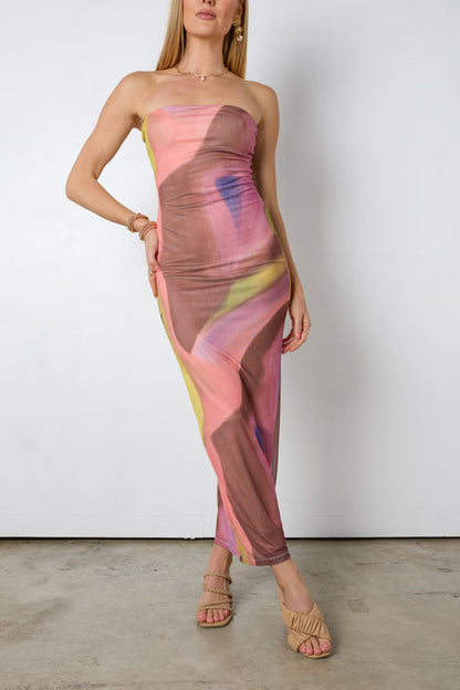 Abito con illusione ottica