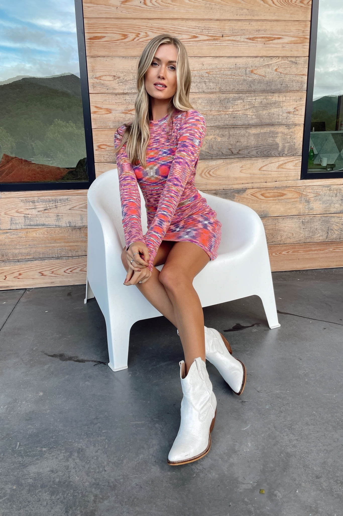 Abito con luci al neon