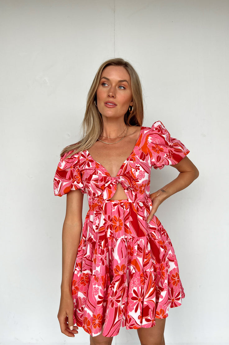 Mini abito Peace Out