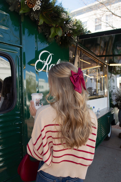 Fiocco per capelli "Notte silenziosa"