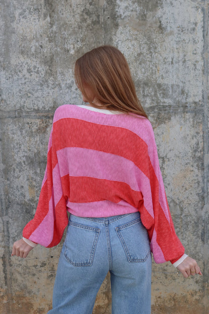 Top con esplosione di colori