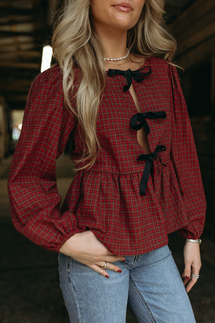 Calze appese in alto