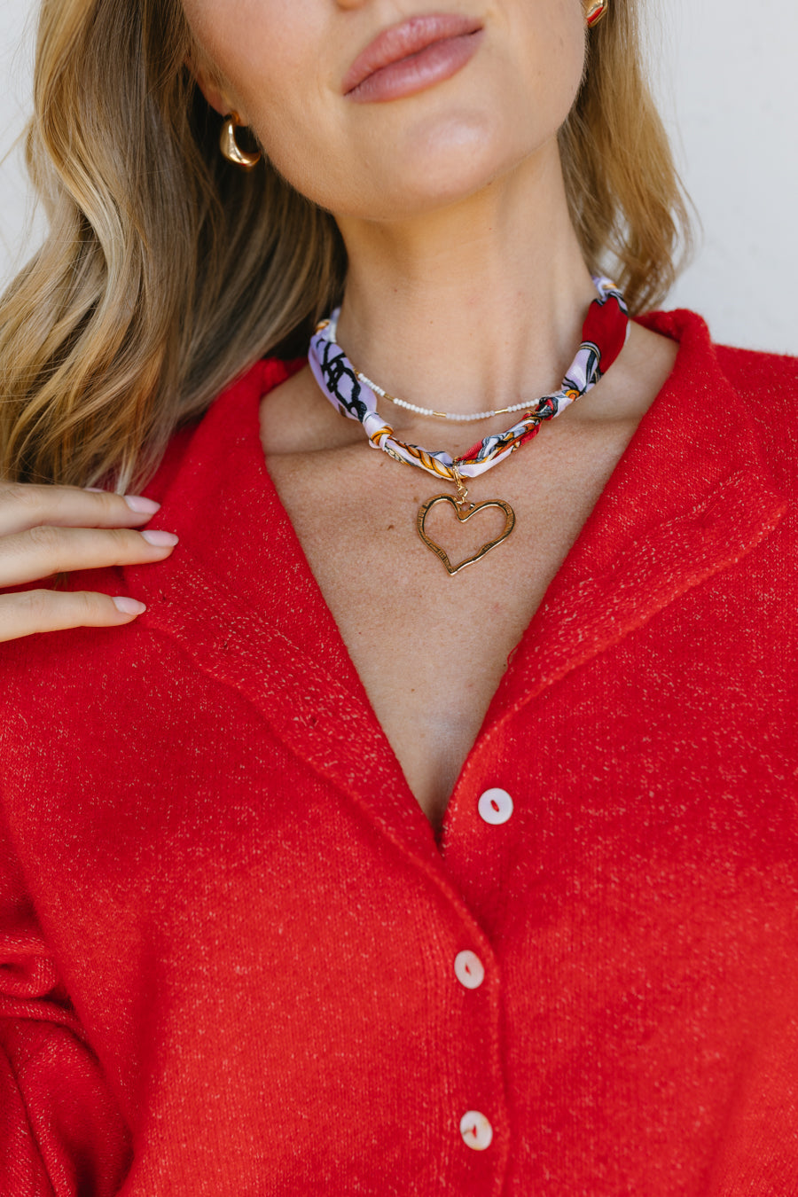 Collana con sciarpa Mandie