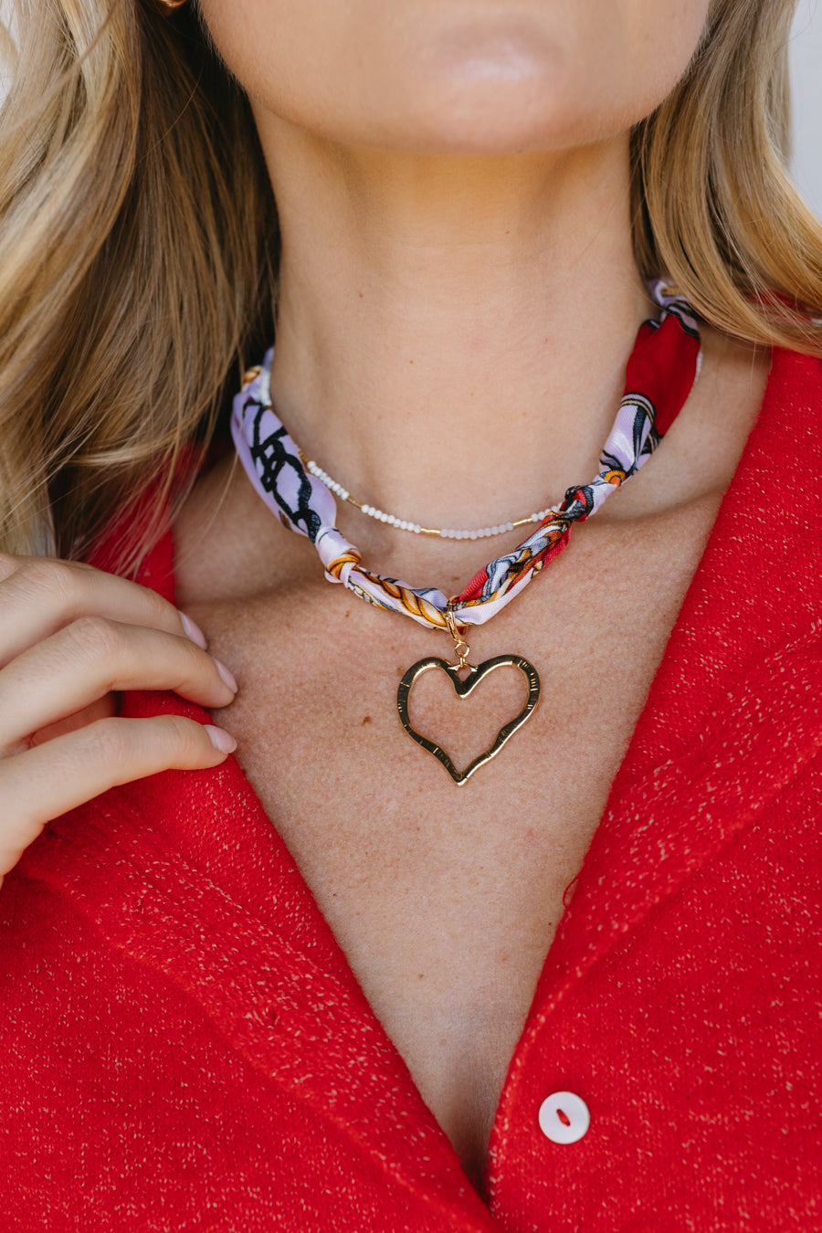 Collana con sciarpa Mandie