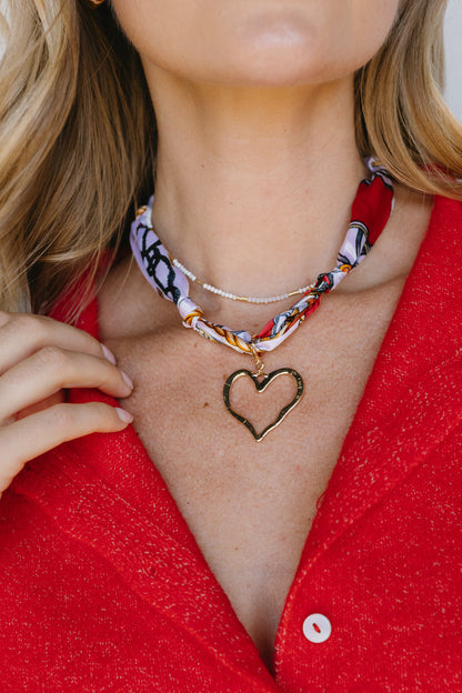 Collana con sciarpa Mandie