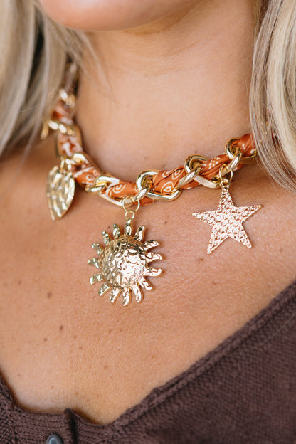 Collana con sciarpa Melody