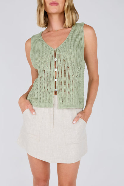 Top in maglia Baxter