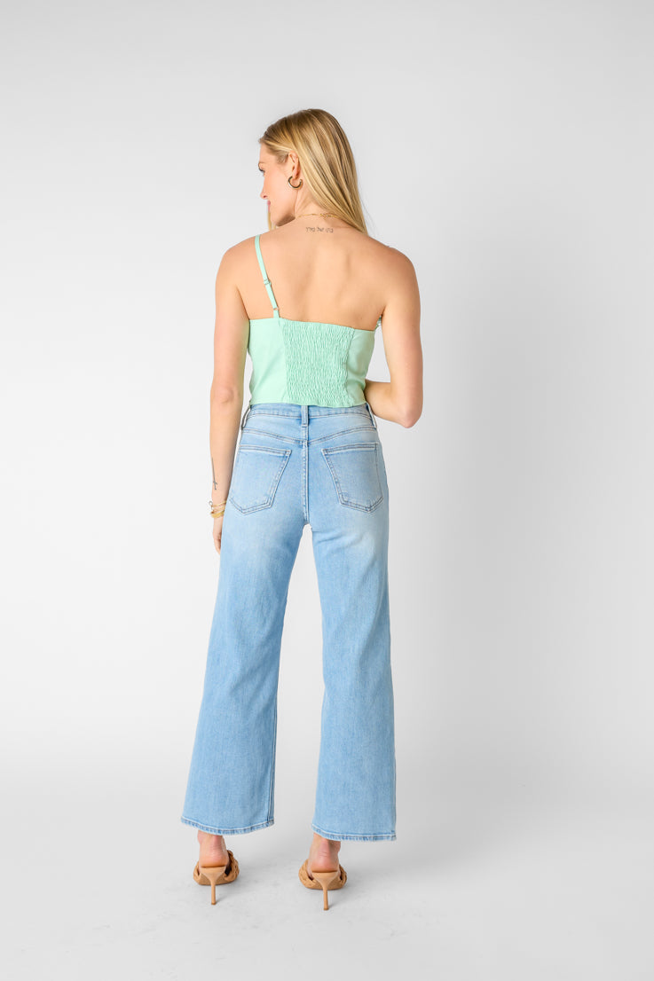 Top con fiore di loto