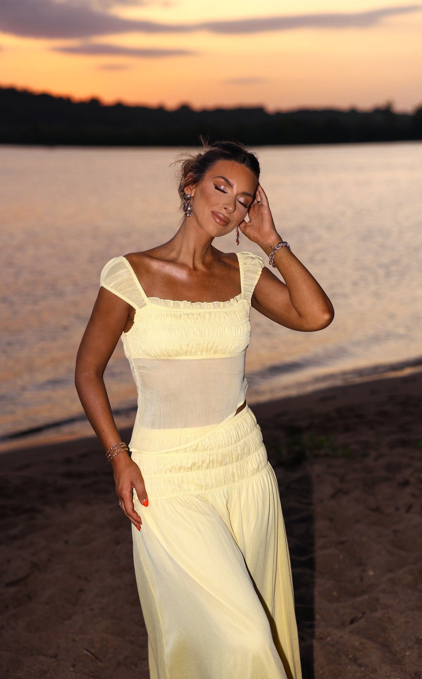 Gonna con fascino del sud