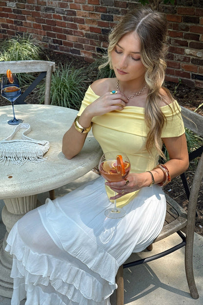 Tulipani primaverili in cima