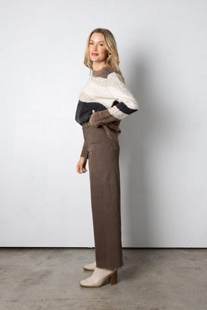 Maglione paesaggio ondulato