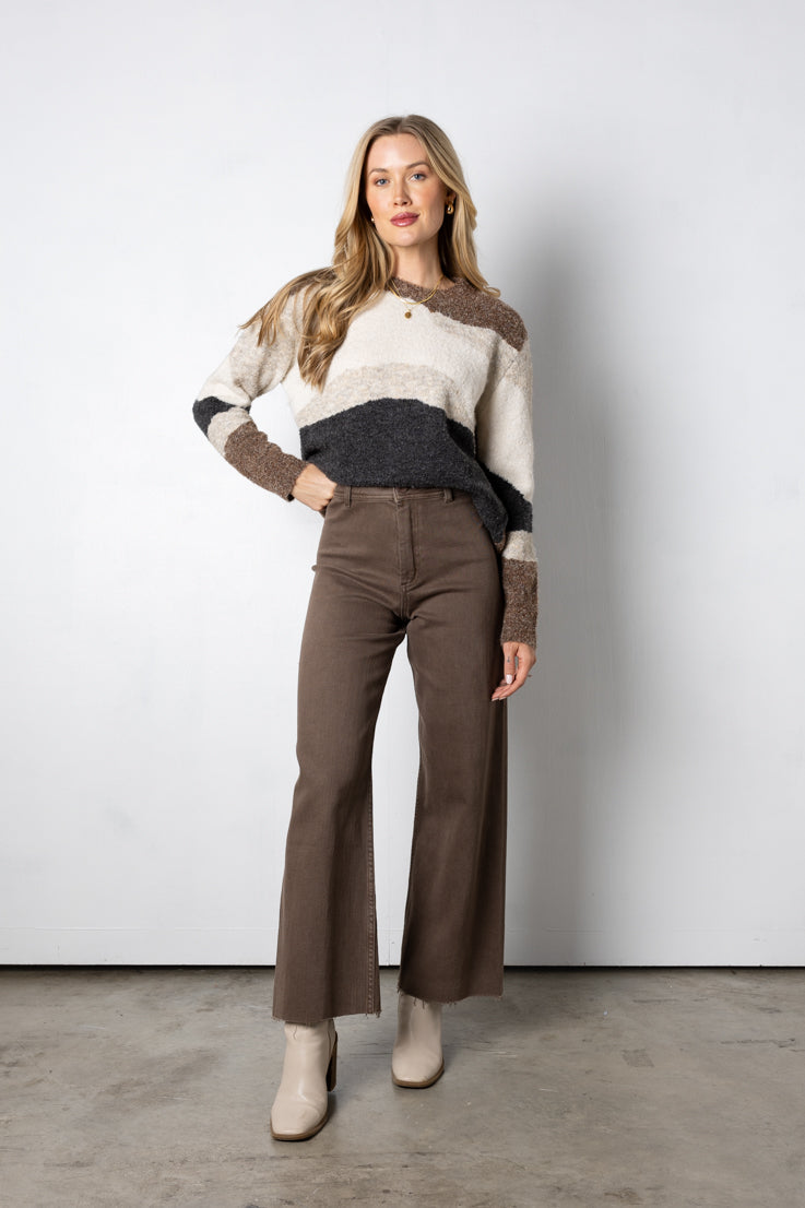 Maglione paesaggio ondulato