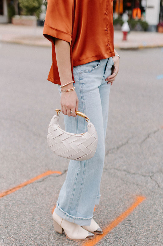 Borsa a mano in pizzo