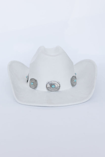 Cappello da cowgirl dall'aspetto audace
