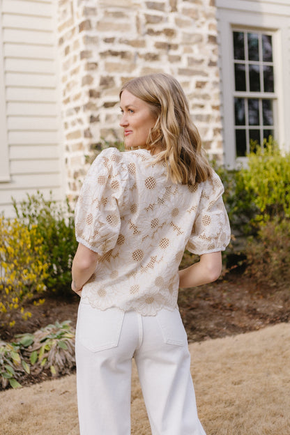 Parte superiore del bouquet di margherite