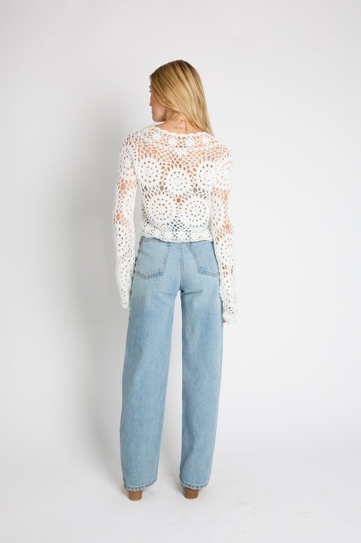 Top all'uncinetto Make Friends