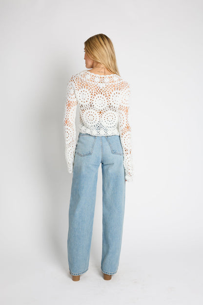 Top all'uncinetto Make Friends